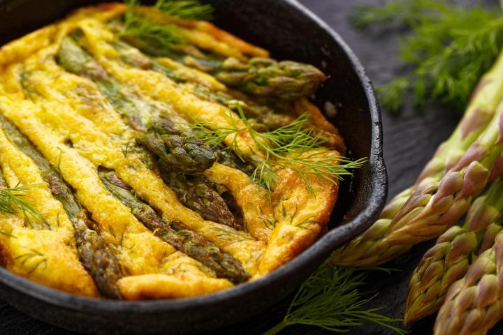 Asparagus Frittata. Photo by zi3000/Shutterstock
