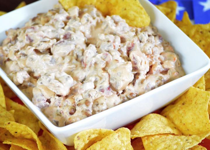 Cheese sausage dip. Photo by Margo Letourneau.