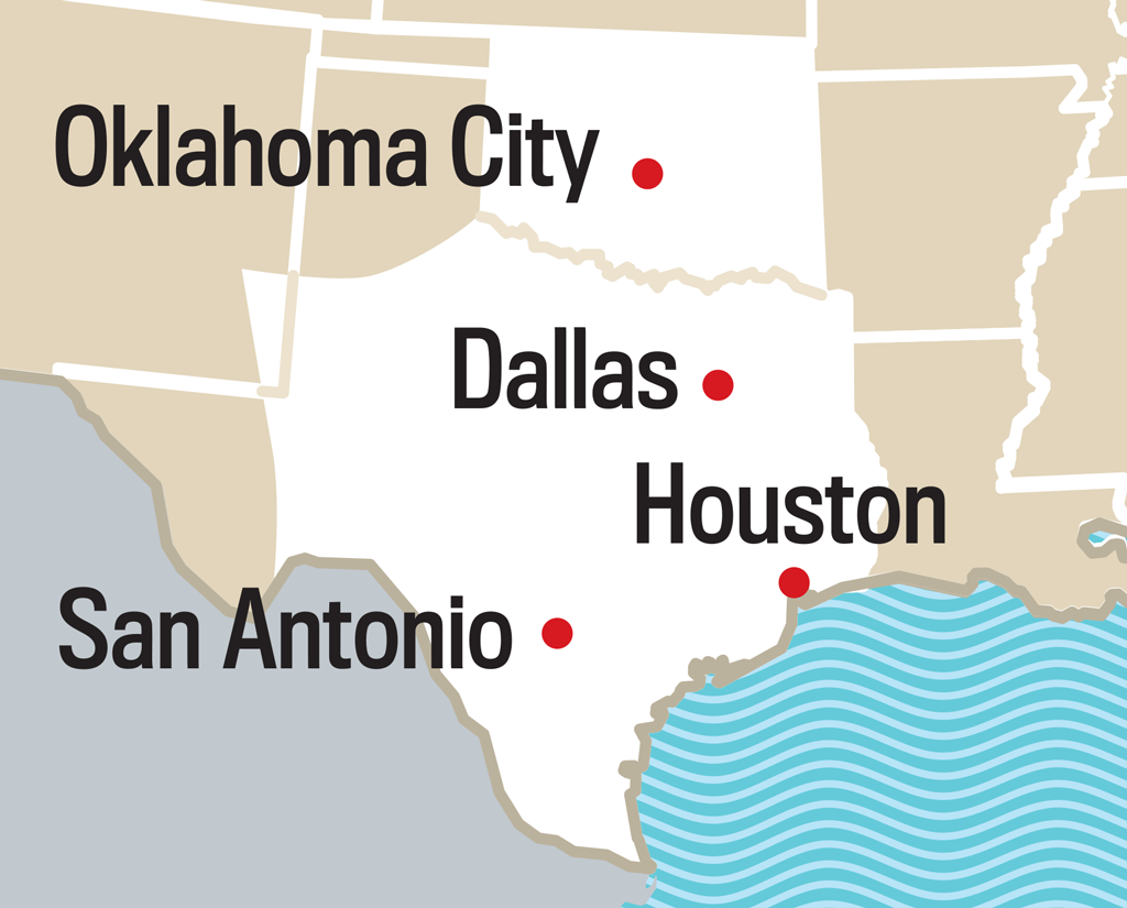 Map showing Old Farmer's Almanac long range weather region number 11