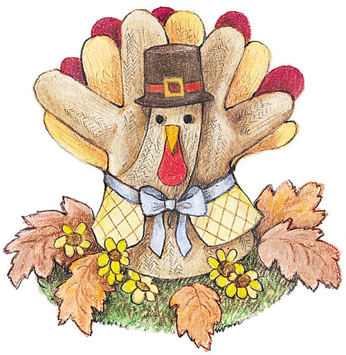 glove turkey thanksgiving decoration