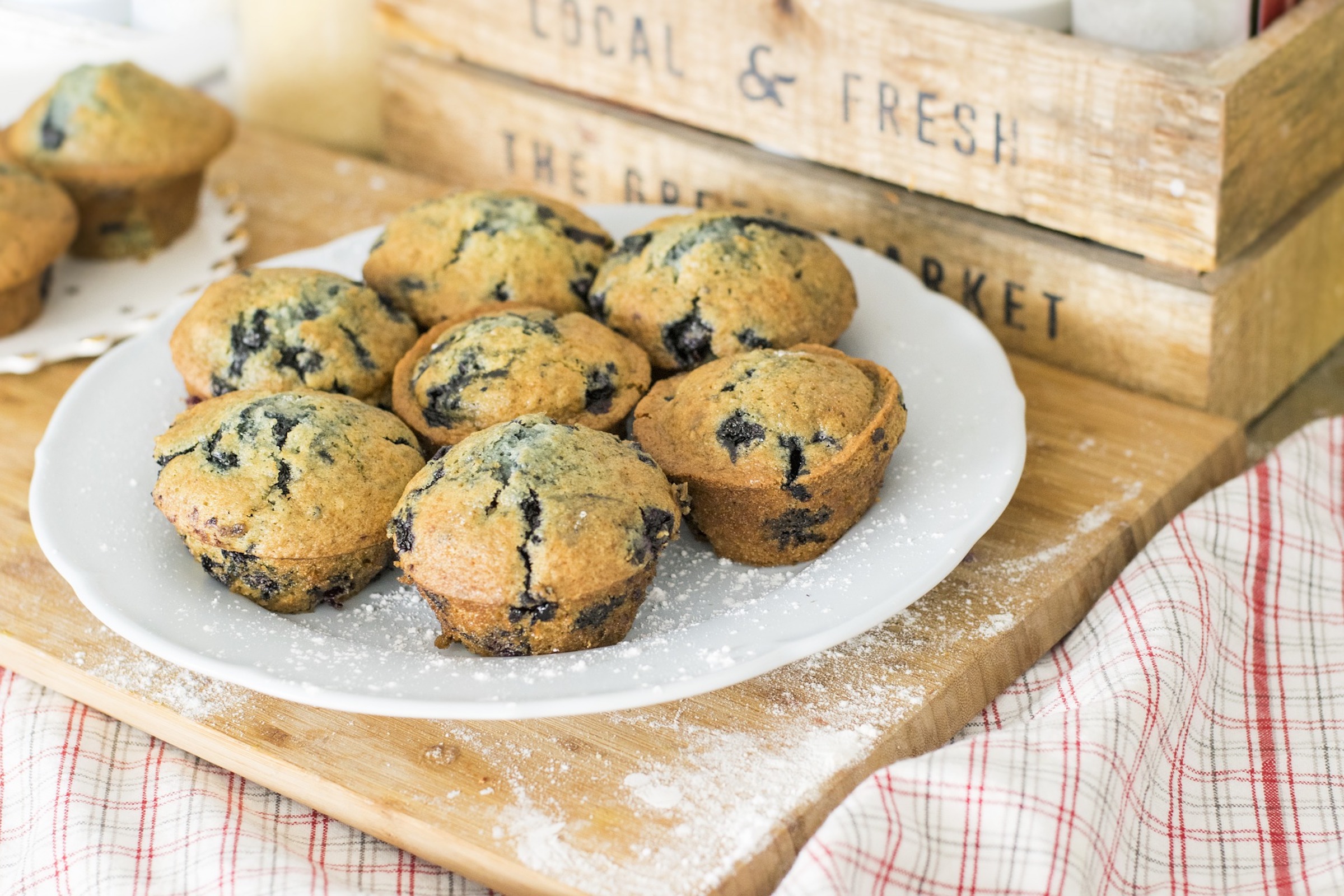 blueberry muffins