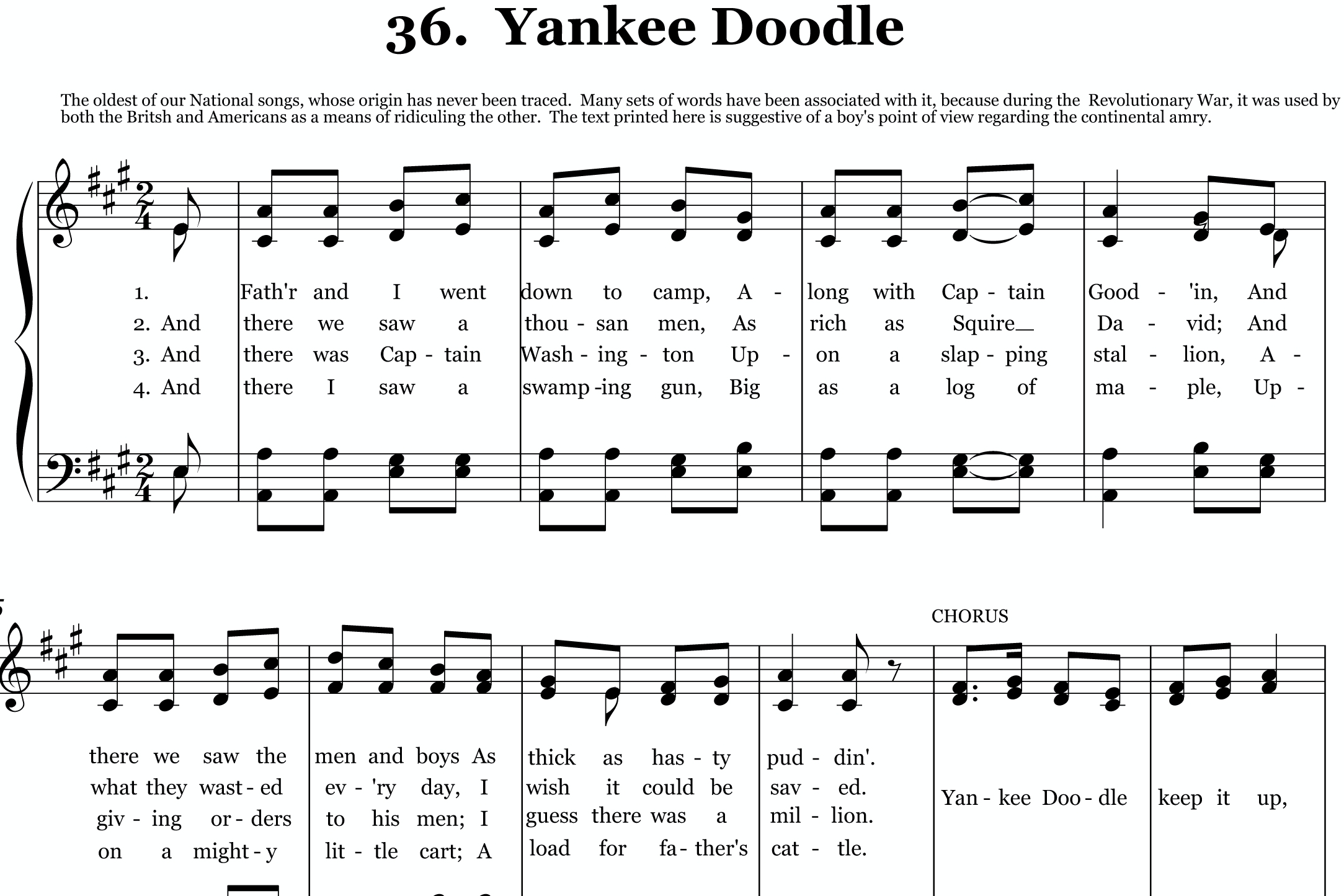 A Salute To Yankee Doodle Old Farmer S Almanac