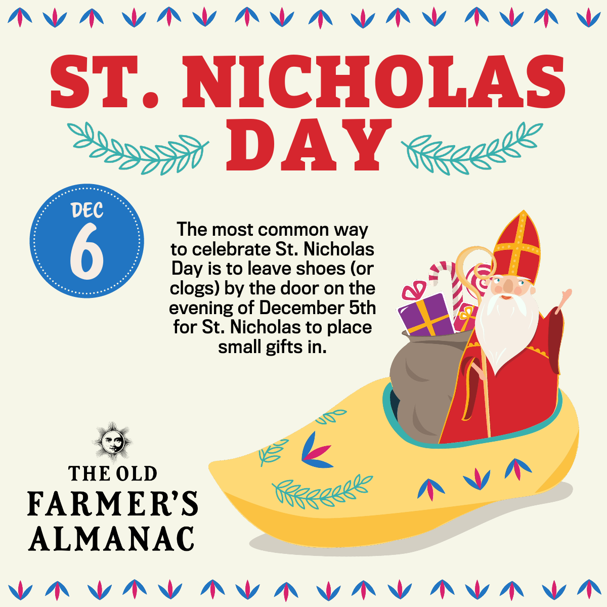 st nicholas day infographic