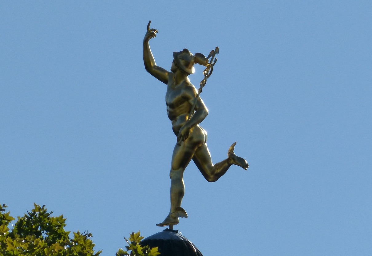 statue of mercury