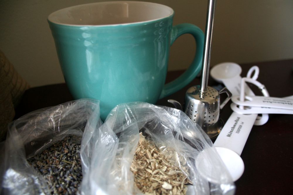 tea infuser and mug