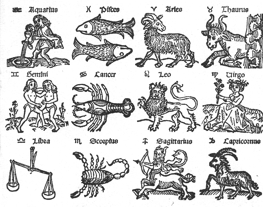 the zodiac signs and their symbols