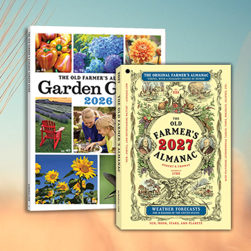 Covers of The Old Farmer's Almanac & The Garden Guide