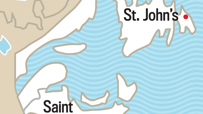 Map of the Atlantic Canada Region