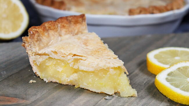 Lemon Pie With Two Crusts