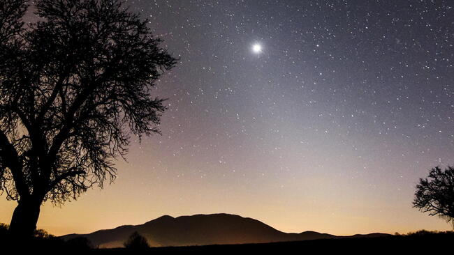 Planet Venus in February