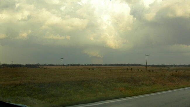 Tornado outside of Erie Kansas