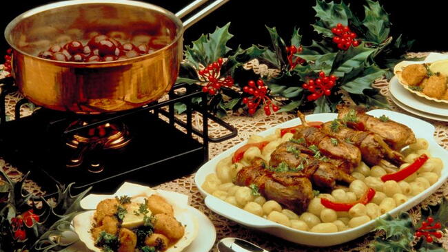 Potluck christmas dinner