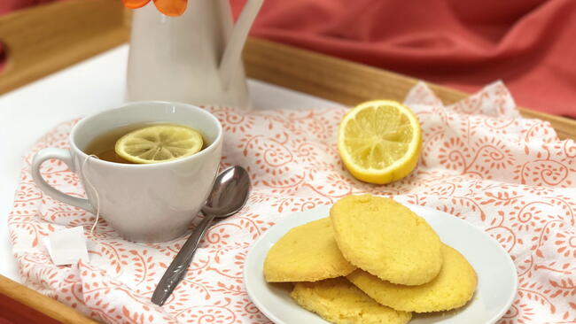 Lemon Cornmeal Cookies