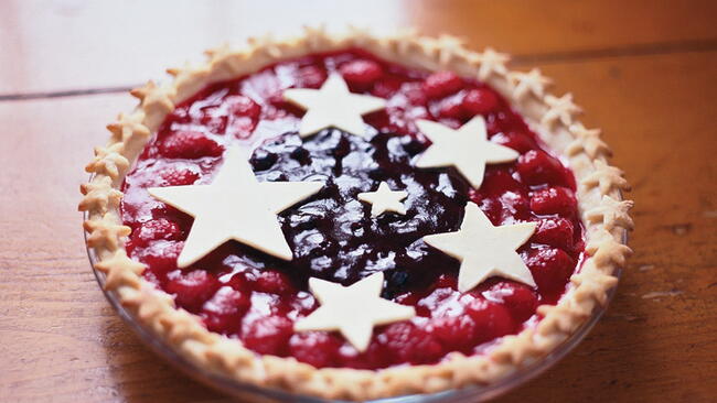 Star-Spangled Berry Pie