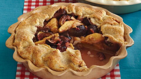 Open-Face Pear-Fig Pie