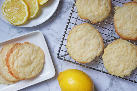Lemon Oatmeal Sugar Cookies