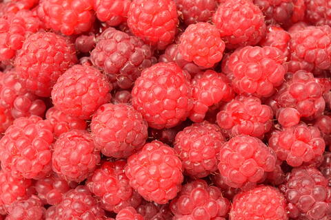 red raspberries