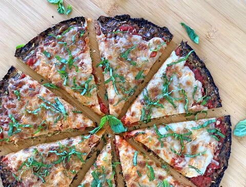 Zucchini Crust Pizza | Almanac.com