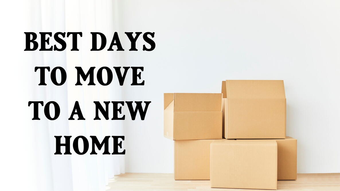 Best Days to Move to a New Home, Moving Boxes on the floor of an empty room