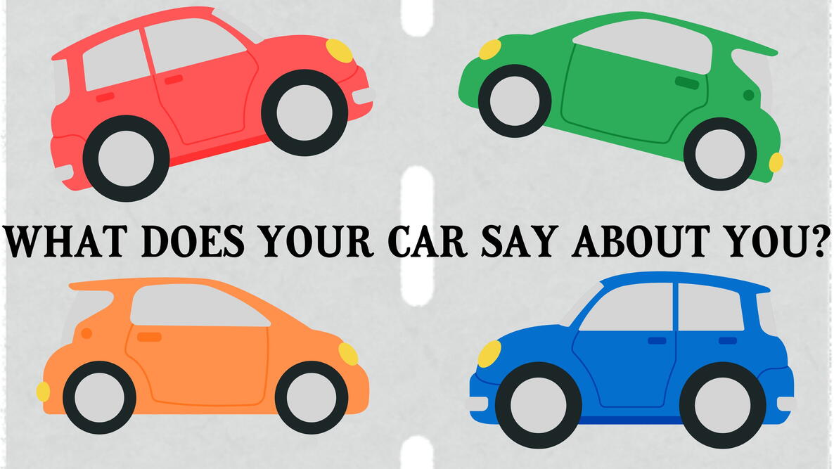 red car, green car, orange car, blur car