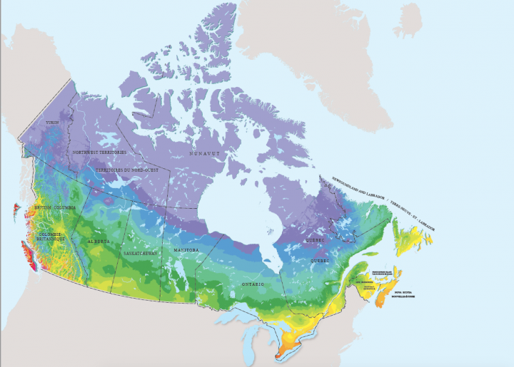 Tree Growing Zone Chart