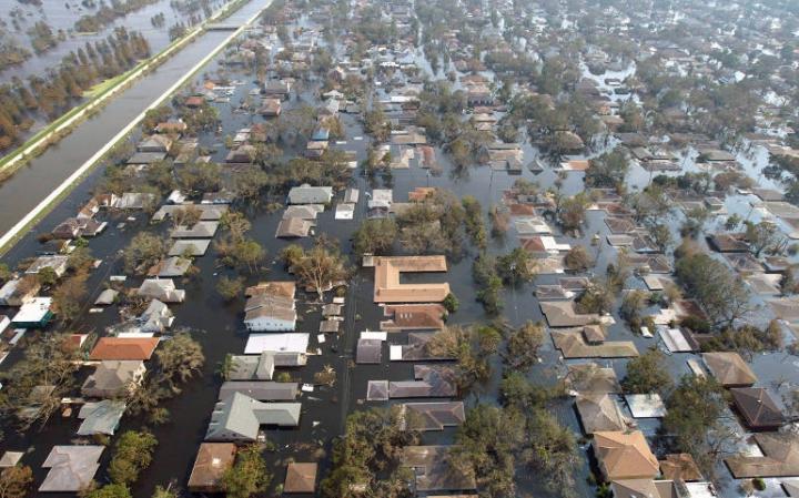 Flooding from Hurricane Katrina
