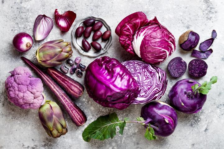 Purple vegetables. Photo by Sveta Zarzamora/Getty Images.