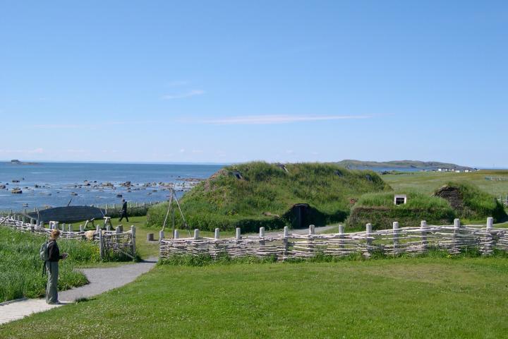Anse aux Meadows in Newfoundland, Canada. Photo by Dylan Kereluk/Wikimedia Commons