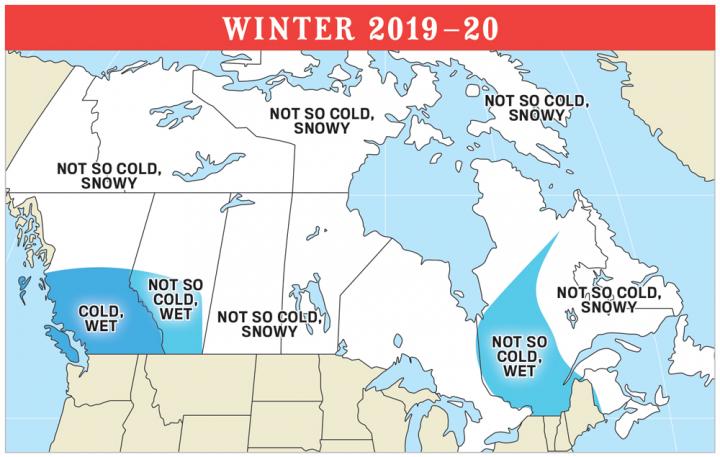 Canada winter forecast