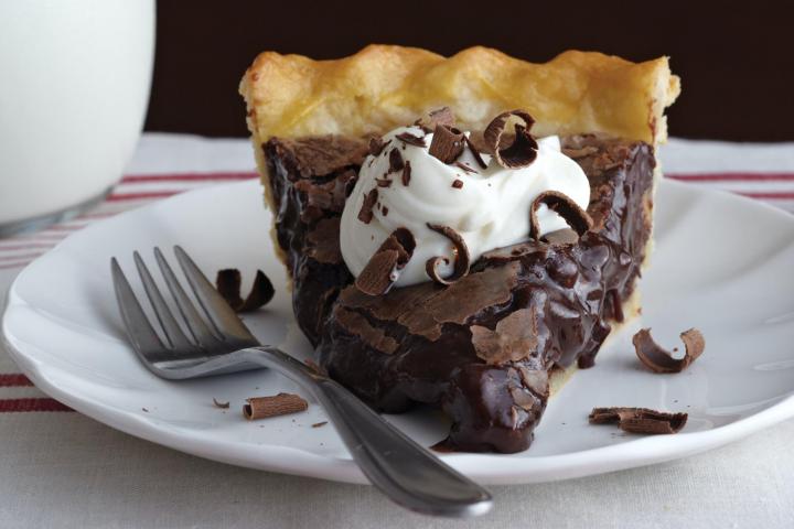 Warm Brownie Pie. Photo by Becky Luigart-Stayner.