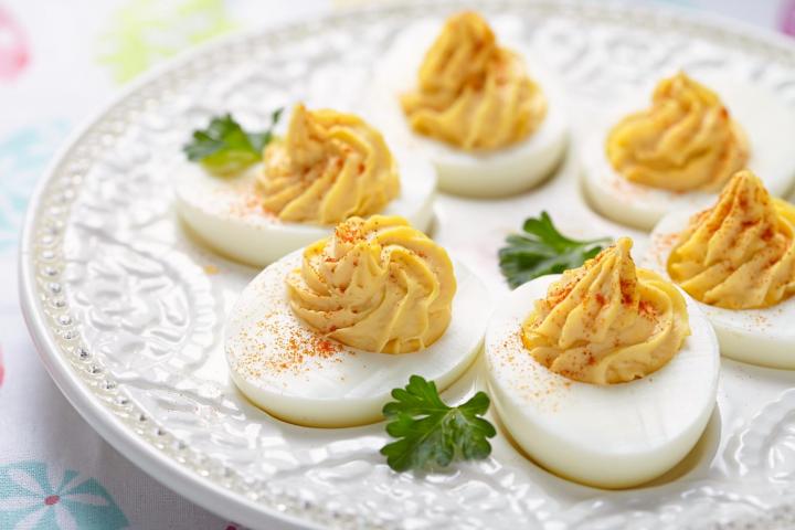 Deviled eggs. Photo by Elena Shashkina/Shutterstock.