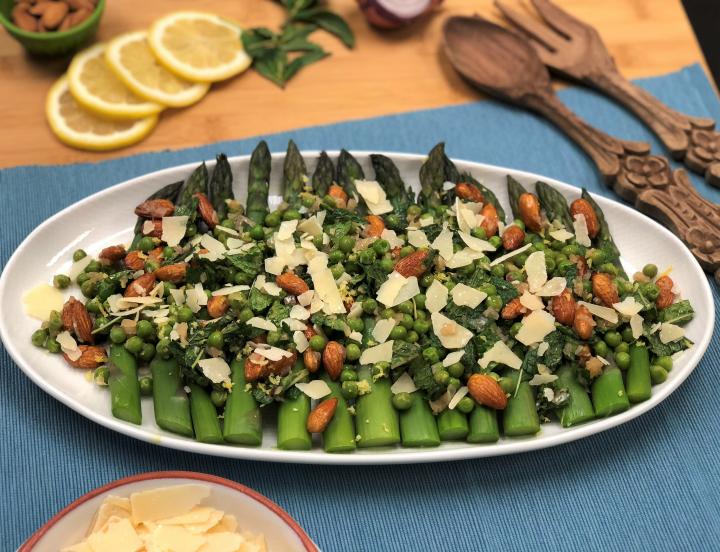 Lemon asparagus salad