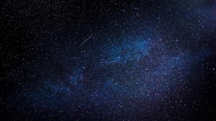 Stars and meteor