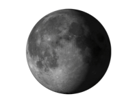 Image of waning gibbous moon